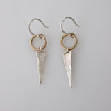 We love how the gold details in Esther Metals Summer Solstice earrings pop in contrast to the oxidized silver. 