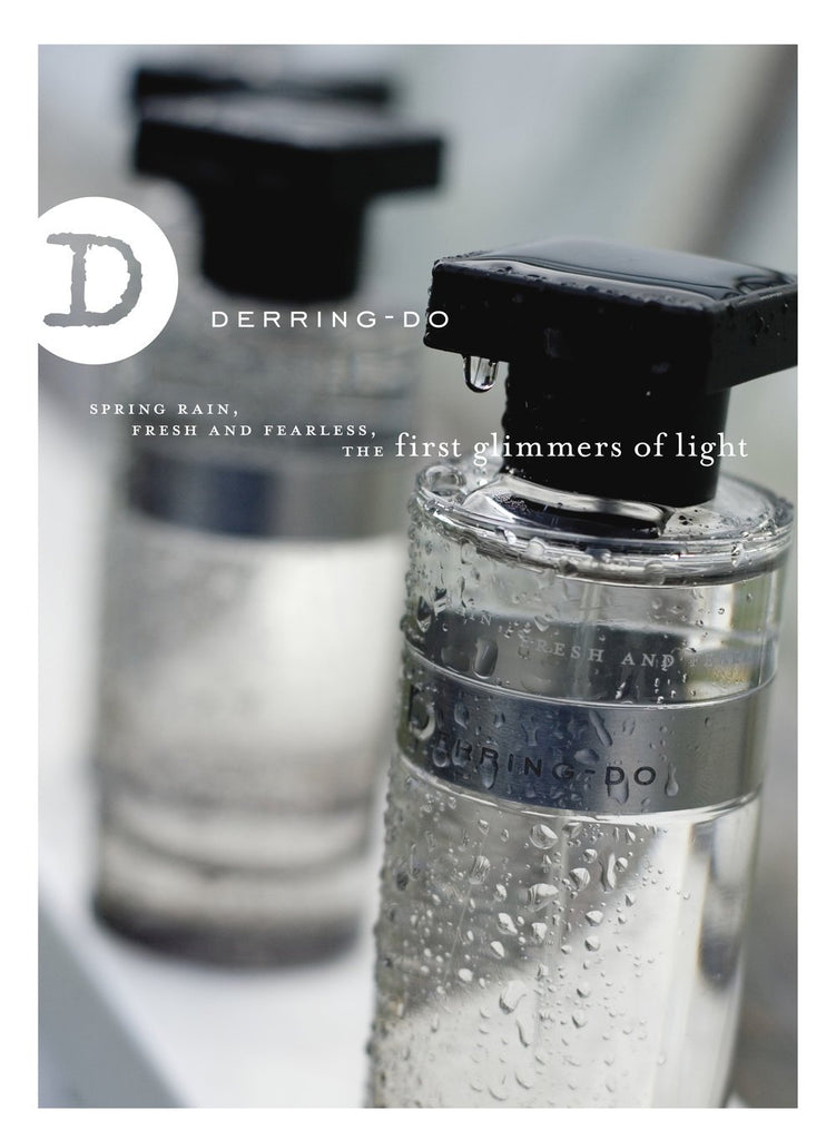 Ineke Derring-Do is a darkly romantic unisex fresh fougère fragrance evoking spring rain. An ode to the literary rogue, Derring-Do is the Old English term for daring, with its requisite chivalry. 