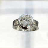 Work directly with jewelry designer Jeffrey Levin for a similar custom designed engagement ring. We source diamonds and gems and we're also happy to work with an heirloom stone you have in your family. 