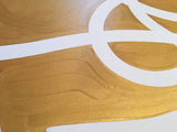 Jeffrey Palladini Fine Art Oil on Paper_Thread Series 14 Detail Brush Stroke