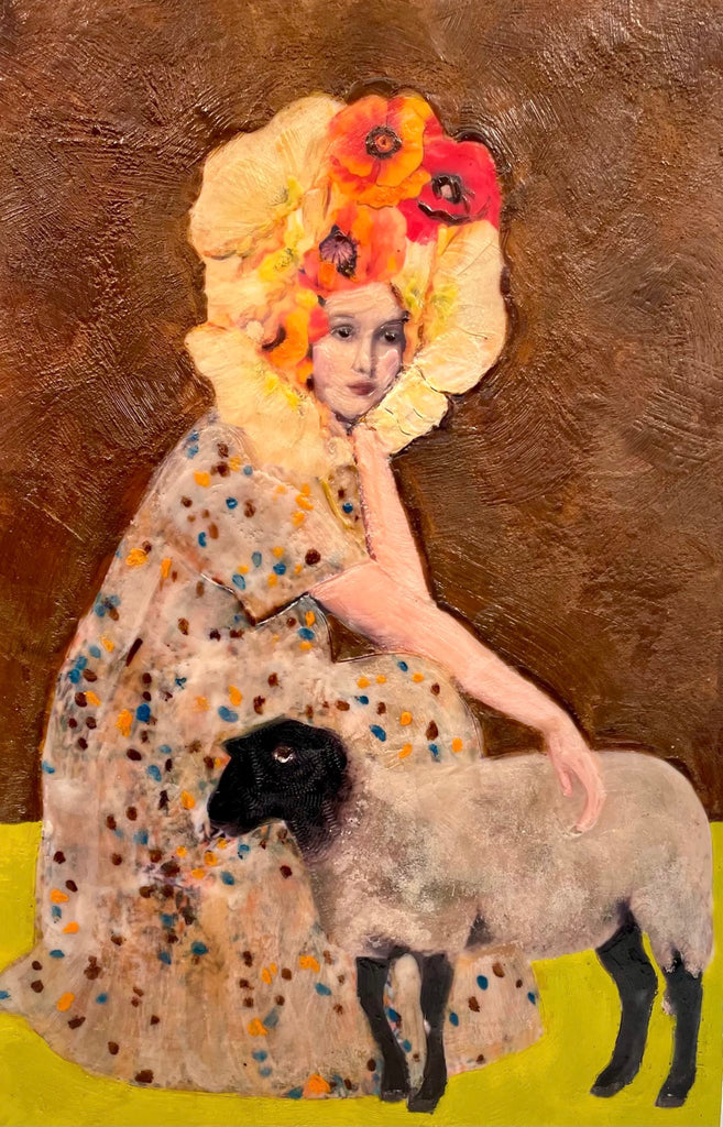 In Sheepish, Linda has taken her love of animals and brought them into the Diva Girl portraiture with her fashion and style! 