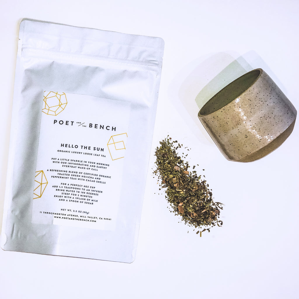 Our new luxury tea will put a little sparkle in your morning  with our invigorating and earthy everyday wake-up call.