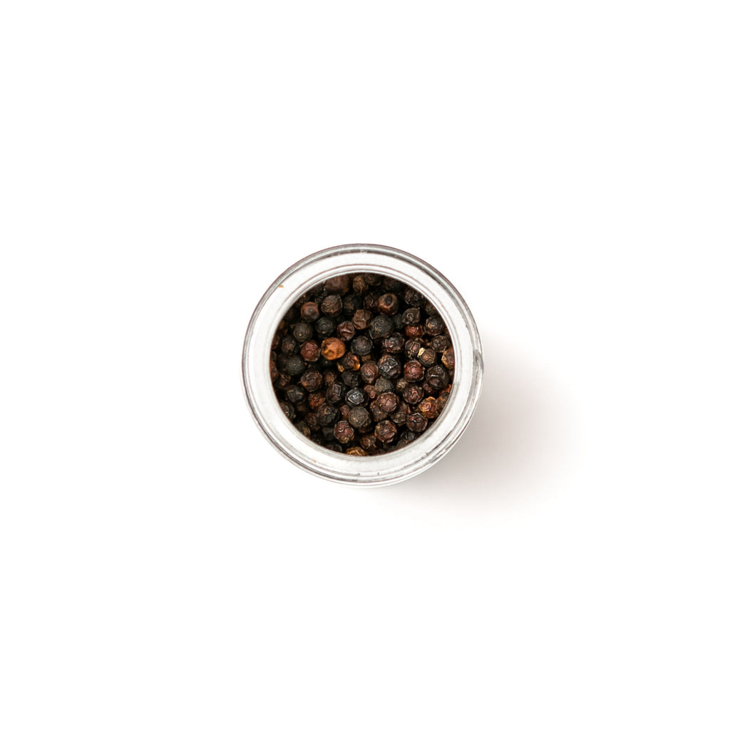 Spice Tribe Late Harvest Black Peppercorns in raw form