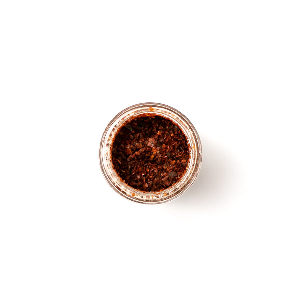 Spice Tribe Maras Chile Flakes in raw form.