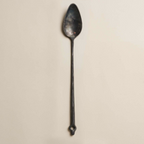 Spatula is 2-piece construction, hand forged by blacksmith Jorgen Harle in Oakland and riveted by metalsmith Kurtis Major to 1095 carbon steel with just the right amount of flex. 