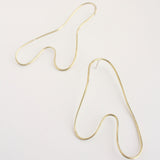 Anaid sculptural earrings. No two are alike!