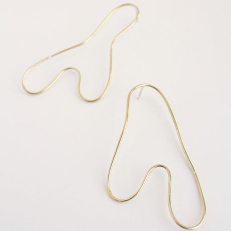 Anaid sculptural earrings. No two are alike!