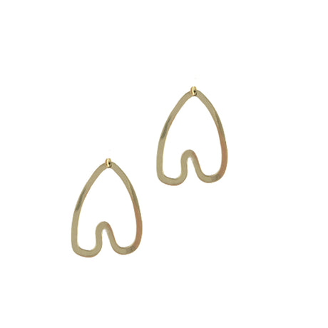 The sculptural nature of the Anaid stud earrings flow with the natural curves of the human form.