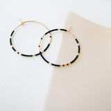 Abacus Row / Earrings / Pan Hoops