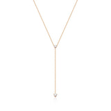 Betul Malik Fine Jewelry / Necklace / Per Diem 2 Diamond Y Necklace