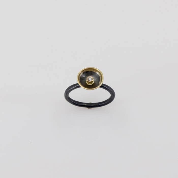 Esther Metals / Rings / Diamond Dish Ring
