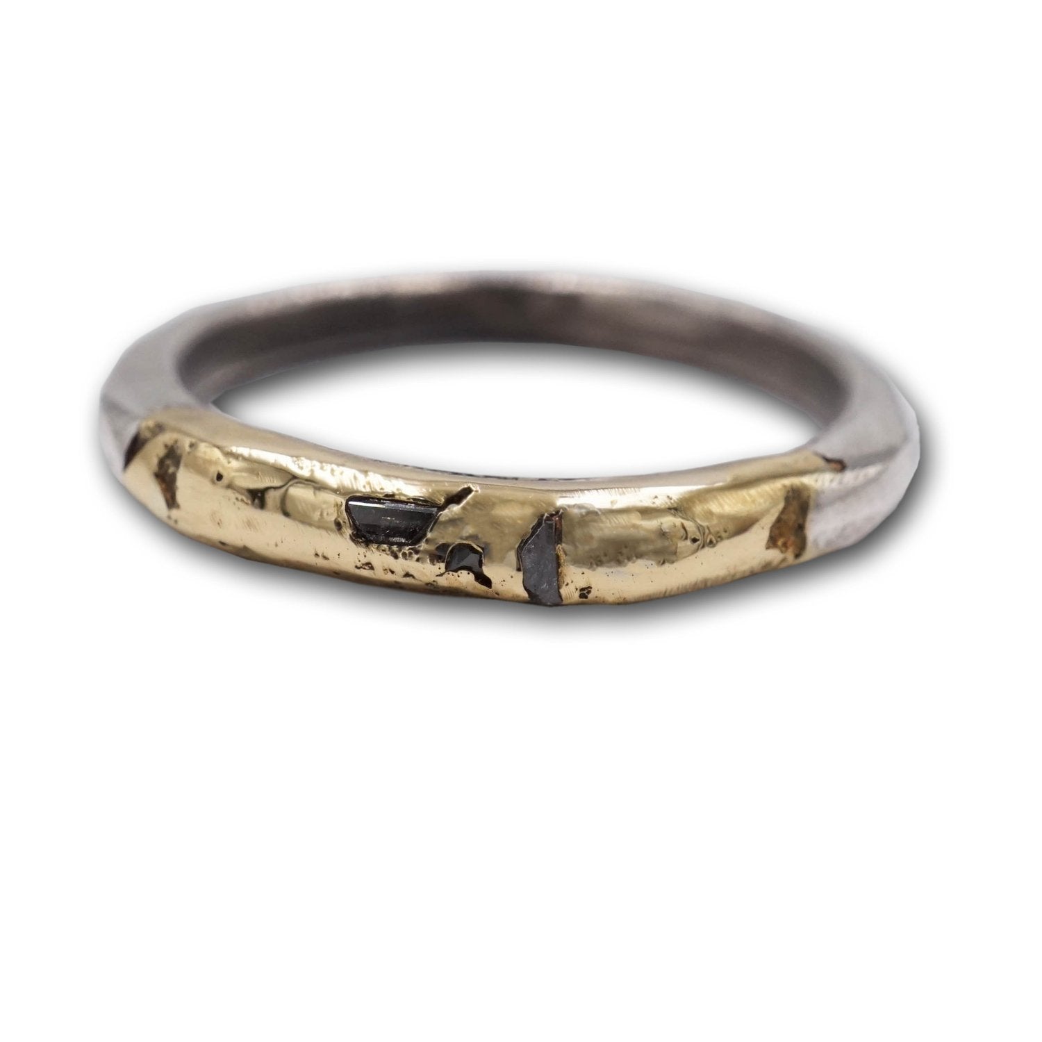 Metal Atelier 14K Salt and Pepper Diamond Ring | Poet and the Bench