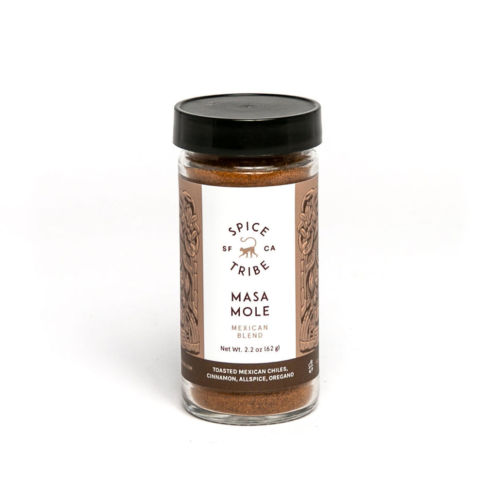 Spice Tribe Masa Mole (rich sauces or deeply flavorful rubs for veggies and proteins)