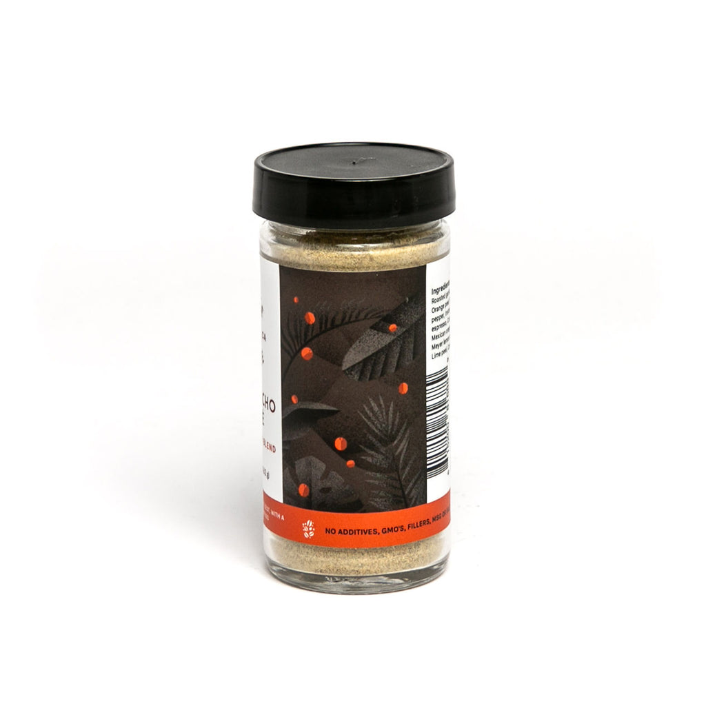 Spice Tribe Mombacho Café (for the BBQ and braising lovers!). Back of jar.